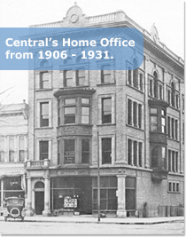 Central's Office from 1906 - 1931